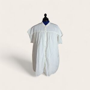 Madewell Eyelet Button-Up Shirt XXL